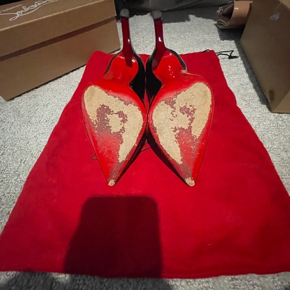 Black Christian Louboutin Heels - Picture 5 of 6